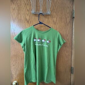 Green Kids Shirt with Ireland Theme